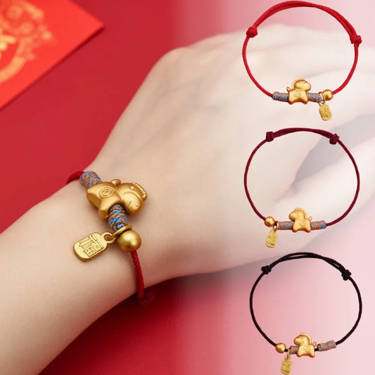 Lucky Red Thread Horse Bracelet
